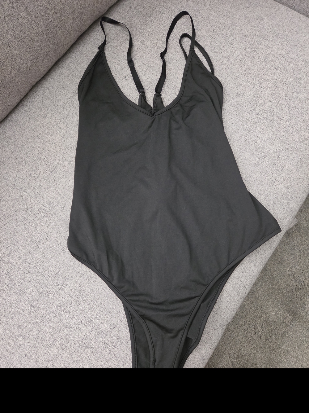 New Withoit Tags- Black Women’s One-Piece Bodysuit - Classic Scoop Neck
